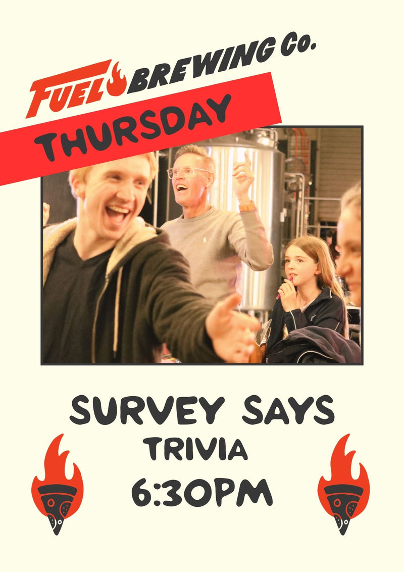 Survey Says Trivia – Thursdays 6:30p at Fuel Brewing Co.
